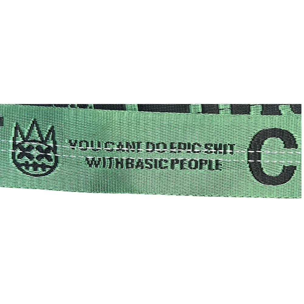 Cult Of Individuality Belt You Cant Do Epic Sh*t With Basic People Green Black - Picture 4 of 8